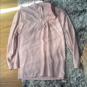 Light Pink Quarter-Zip Pullover